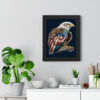 American Flag Bald Eagle Framed Vertical Poster - Printed Poster - Patriotic Framed Vertical Poster – Image 4