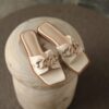 Summer Square Toe Leather Slippers – Image 6