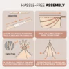 Kids Play Teepee Tent – Image 6