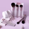 12 Pcs Grapes Purple Makeup Brush Set – Image 2