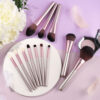 12 Pcs Grapes Purple Makeup Brush Set – Image 3
