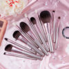 12 Pcs Grapes Purple Makeup Brush Set – Image 6