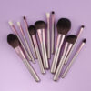 12 Pcs Grapes Purple Makeup Brush Set – Image 5