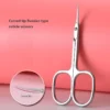 Professional Stainless Steel Curved Tip Cuticle Scissors – Image 4