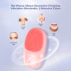 Waterproof Electric Silicone Facial Cleansing Brush with Vibration Massage – Image 3