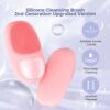 Waterproof Electric Silicone Facial Cleansing Brush with Vibration Massage – Image 4