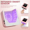 128W Rechargeable Cordless Nail Lamp – Image 5