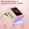 128W Rechargeable Cordless Nail Lamp – Image 3