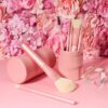 Professional 8-Piece Pink Makeup Brush Set – Image 3